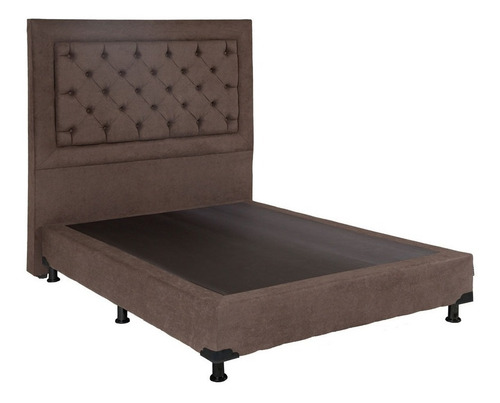 Cabecera Queen Size Dicasa Mary+ Box Dicasa Bless Chocolate