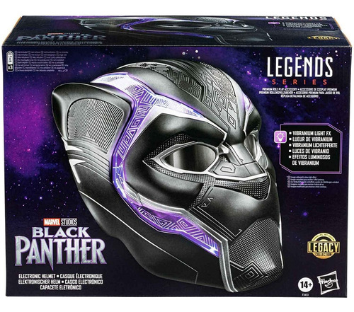 Marvel Legends Series Legacy Casco Electrónico Black Panther