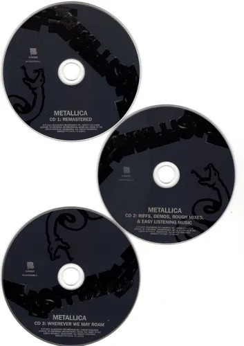 Metallica - The Black Album: Expanded Edition- cd 2021 producido por Universal Music