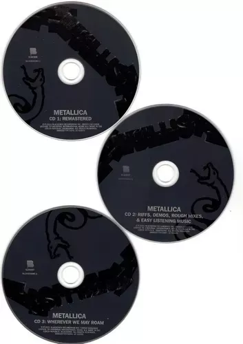 Metallica The Black Album Expanded Edition - 3 Cds