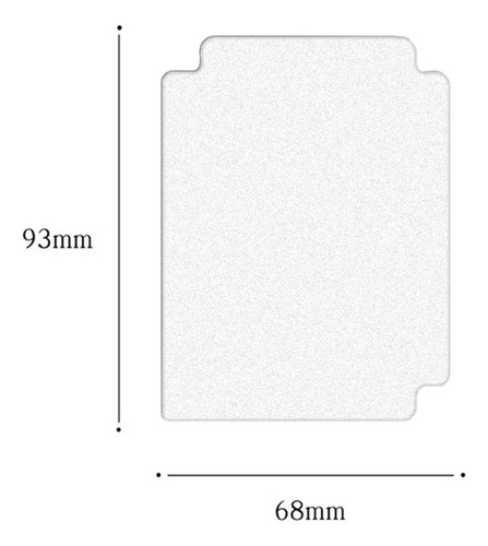 6 X 10 Piezas Separadores De Tarjetas Comerciales