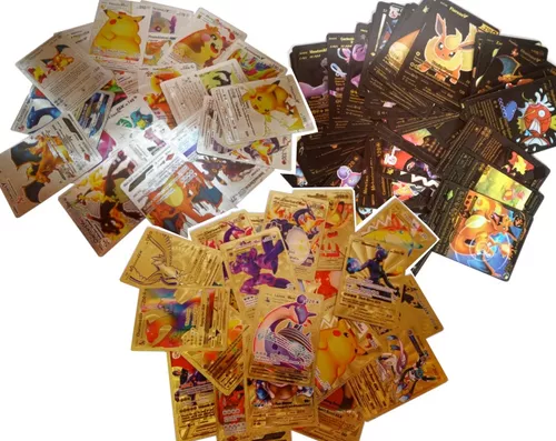 AS 7 CARTAS DE OURO SECRETAS, cartas de pokemon douradas