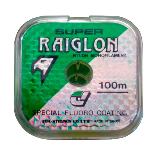 Tanza Nylon Monofilamento Super Raiglon 0.52 Mm Fluor