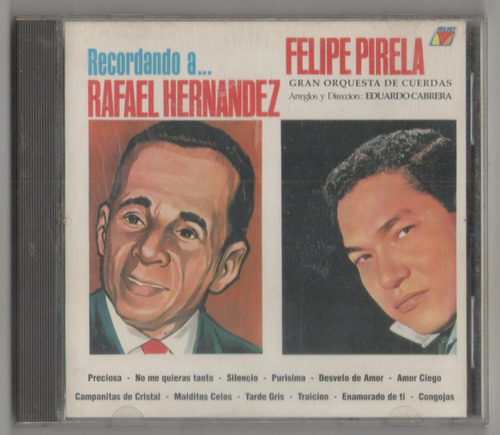 Felipe Pirela. Recordando A R Hernandez. Cd Usado. Qqb.