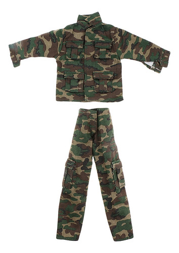 Imagen 2 de 10 de Uniformes De Combate De Camuflaje De Soldado De Ropa A