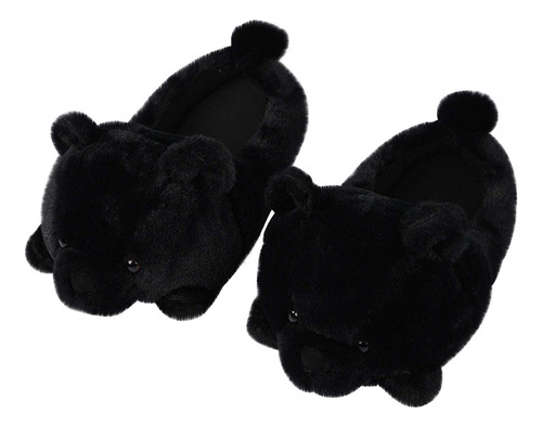 Zapatillas Con Forma De Oso De Peluche En Forma De X, Media