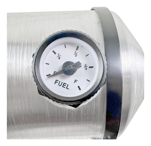 Tanque De Gas De Aluminio 19 Litros Con Medidor Y Salida 1/4