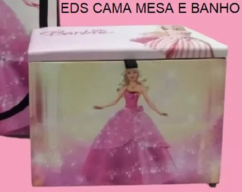 COMO FAZER CAMA BOX COM BAÚ PARA BARBIE