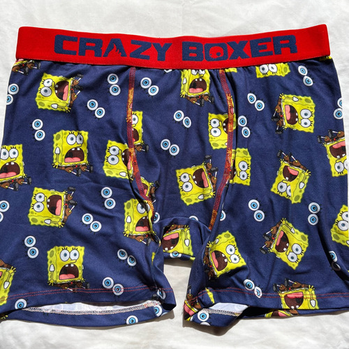 Crazy Boxer Bob Esponja Mtv Importado Usa