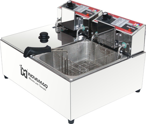 Fritadeira Elétrica Prof 2 Cubas 15l - 220v 5000w - Inovamaq