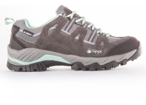 Zapato Mujer Puelo Cs Low Gris / Verde Agua Lippi