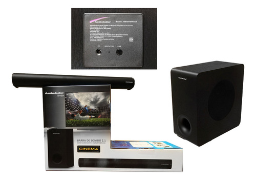 Barra De Sonido Con Subwoofer Bluetooth Audiobahn