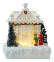 Comprar Casita Brillante Adornos Navideños Adornos Casa De Nieve
