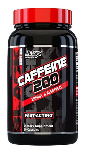 Nutrex Caffeine 200 Cafeina Energía Rápida 60 Capsulas