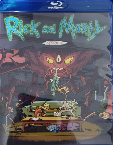 Rick Y Morty Temporada 4 Blu Ray Latino