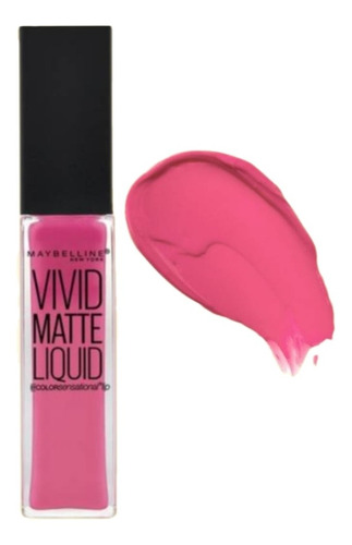 Vivid Matte Liquid Labiales Maybelline Pink Charge 15