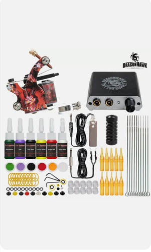 Kit Completo Para Tatuar 