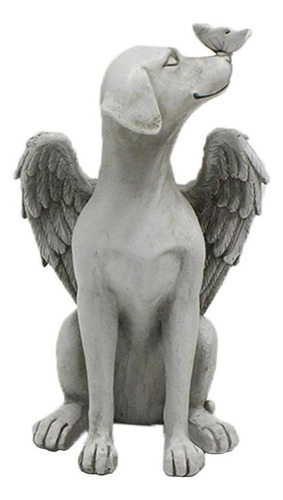 Perro Estatua Lápida Marcador Tribute Figurita Escultura