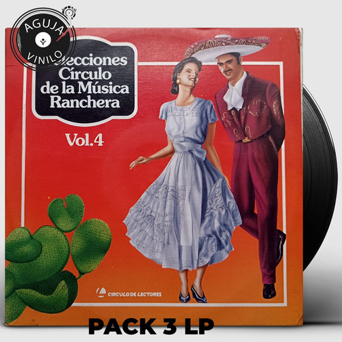 Circulo De La Música Ranchera V 4 - 3 Lp - Vinilo  Ed Col 