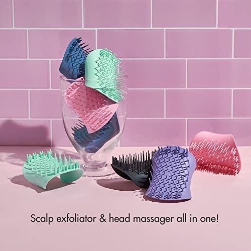 Tangle Teezer Cepillo Masajeador Y Exfoliante Cuero Cabello