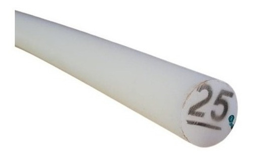 Tarugo De Nylon 6 Tecnil Barra 25mm X 50cm