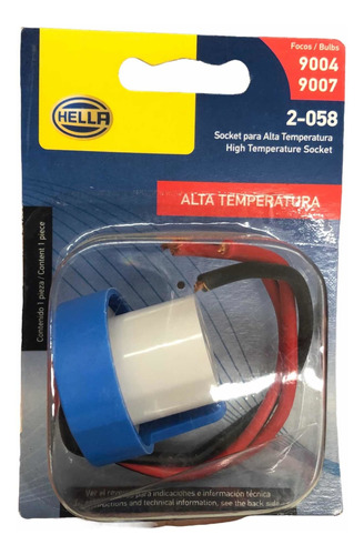 1x Socket Cerámica Hella Alta Temperatura Focos 9004 Y 9007