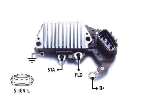 Regulador Alternador N-denso Toyota  Hilux 12v.