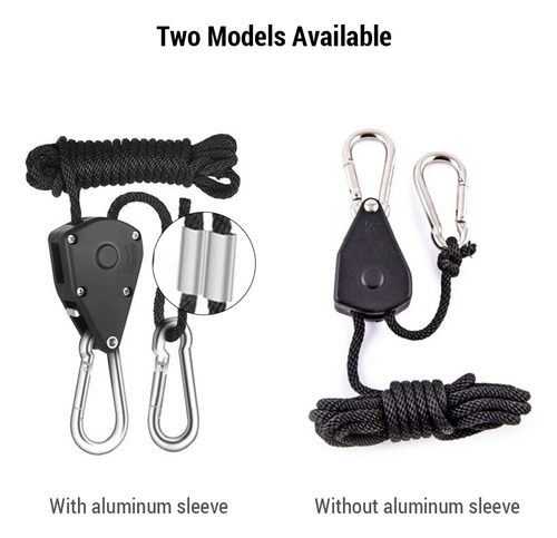 Polea De Camping Con Hebilla De Cuerda Ajustable De 2 M 1/8