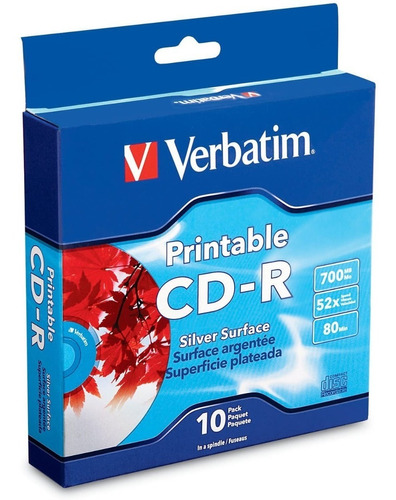 Discos Virgenes Para Cd Cd-r 10 Discos Verbatim 95095 /vc