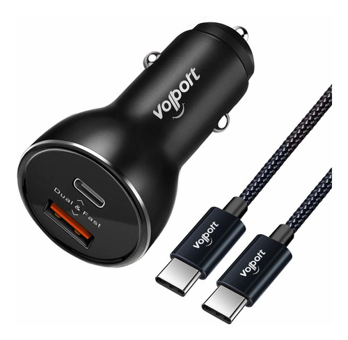 Cargador Usb Vehiculo 39w Pd Entrega Energia 19,5 Rapida