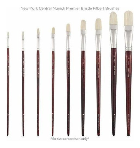 Pincel De Artista Central De Nueva York, Mango Largo Premier