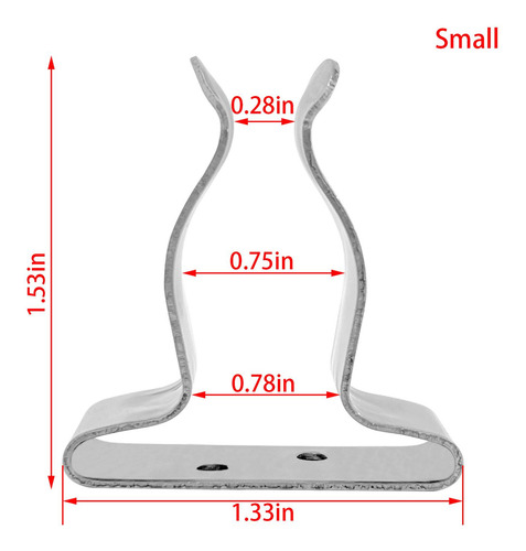 2 Clip De Resorte Marino, Clip De Soporte, Clips De Soporte
