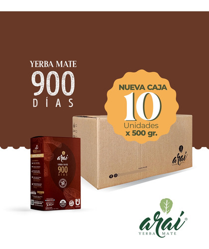 Yerba Mate Araí 900 Días