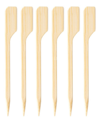 Imagen 5 de 6 de Pinchos De Bambu Marca Cbx De 9cm X 100 Unidades