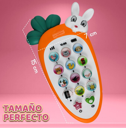 Imagen 3 de 10 de Telefono Didactico Musical Mordedera Para Bebe Juguete A-318