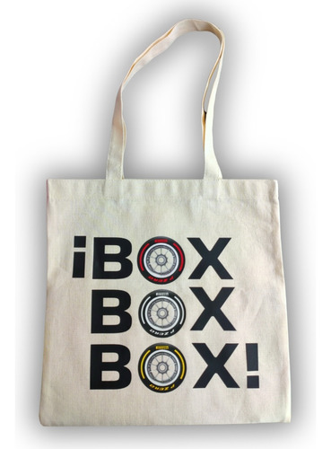 Bolsa De Manta Formula 1 Boxes Natural Ecologica Tote Bag 