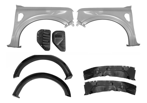 Body Kit Ford Ranger Dianteiro T6 T7 T8 Para T9 Raptor Vo6