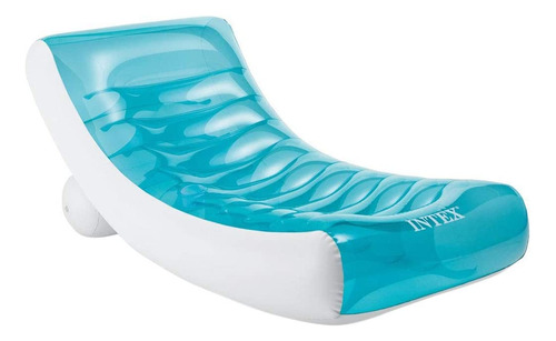 Sillon Cama Inflable Azul Para Alberca