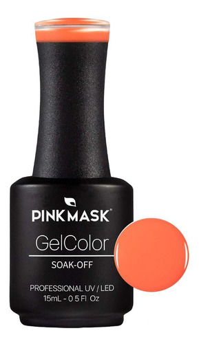 Esmalte Para Uñas En Gel Semipermanente Pink Mask Naranja