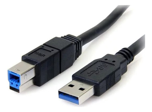 Cable Usb 3.0 Generico Usb-b Tipo B Disco Desktop Escritorio Color Negro