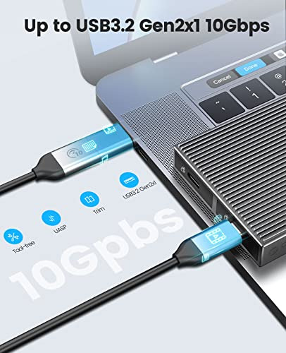 Carcasa Orico Dual M.2 Nvme Ssd, Adaptador Usb C A M2 Para M