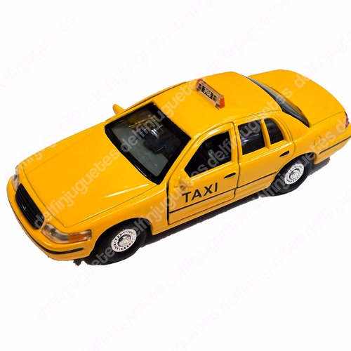 Welly Auto Colección A Escala Taxi 1999 Ford Crown Victoria