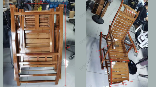 Camastro Plegable Reclinable Para Jardín O Exteriores