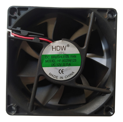 Cooler Para Fonte Atx Hdw Hf-8025m12s 12v 0.15a 80x80mm