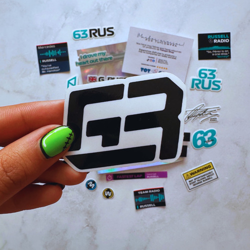 Stickers F1: George Russell