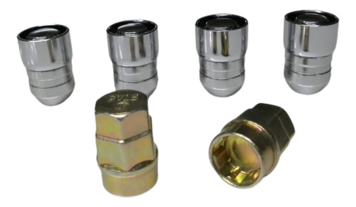 Set 4 Tuercas De Seguridad Hilux 2006-2021 2 Llaves