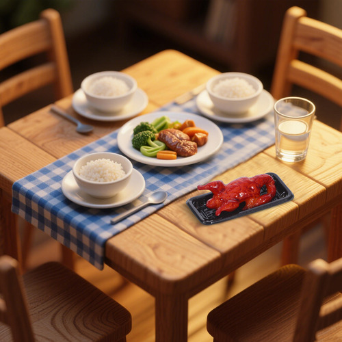 Comida En Miniatura Para Casas De Muñecas: Juguete De Simula