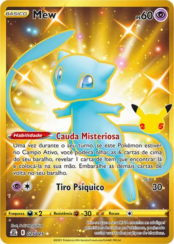 Carta Pokémon Celebrações Diversos Modelos Escolha Pronta Entrega