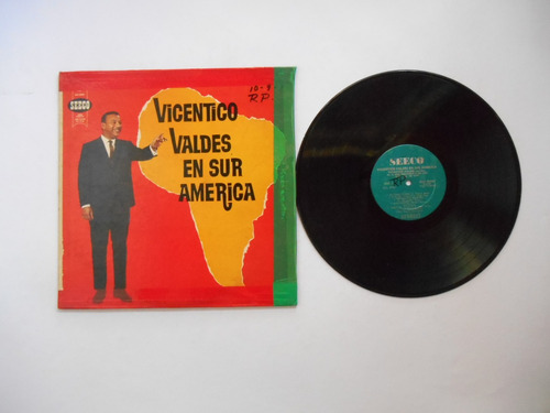 Vicentico Valdés En Sur America Lp Vinilo Edicion Usa 1964