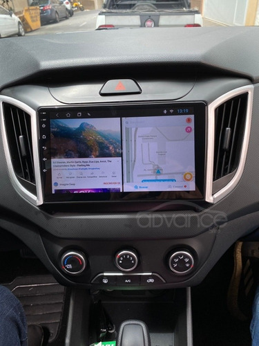 Central Multimidia 9' Hyundai Creta C/ Android + Carplay